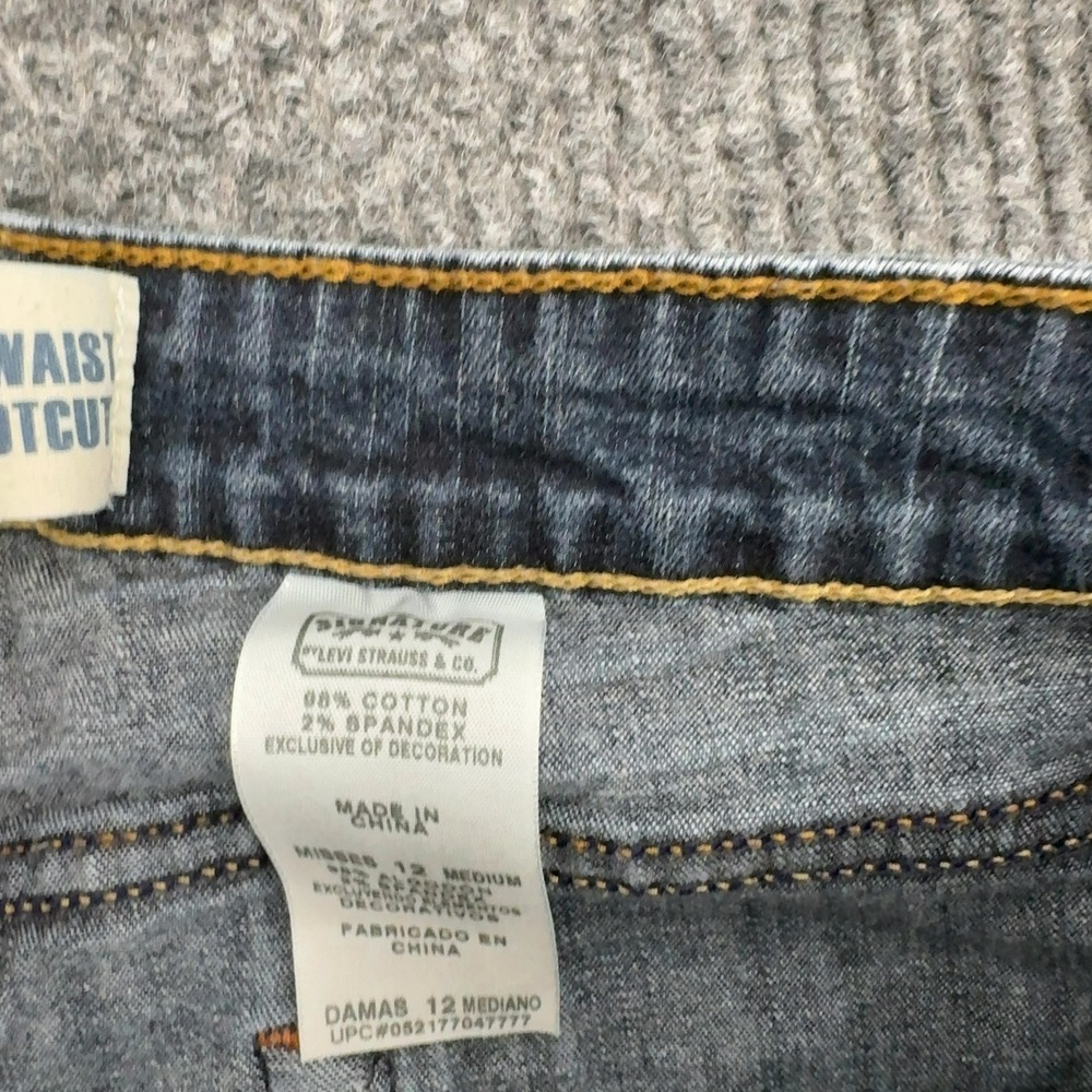 Signature by Levi Strauss & Co Jeans Women 12 Blue Cotton Spandex Bootcut Casual - Picture 4 of 7